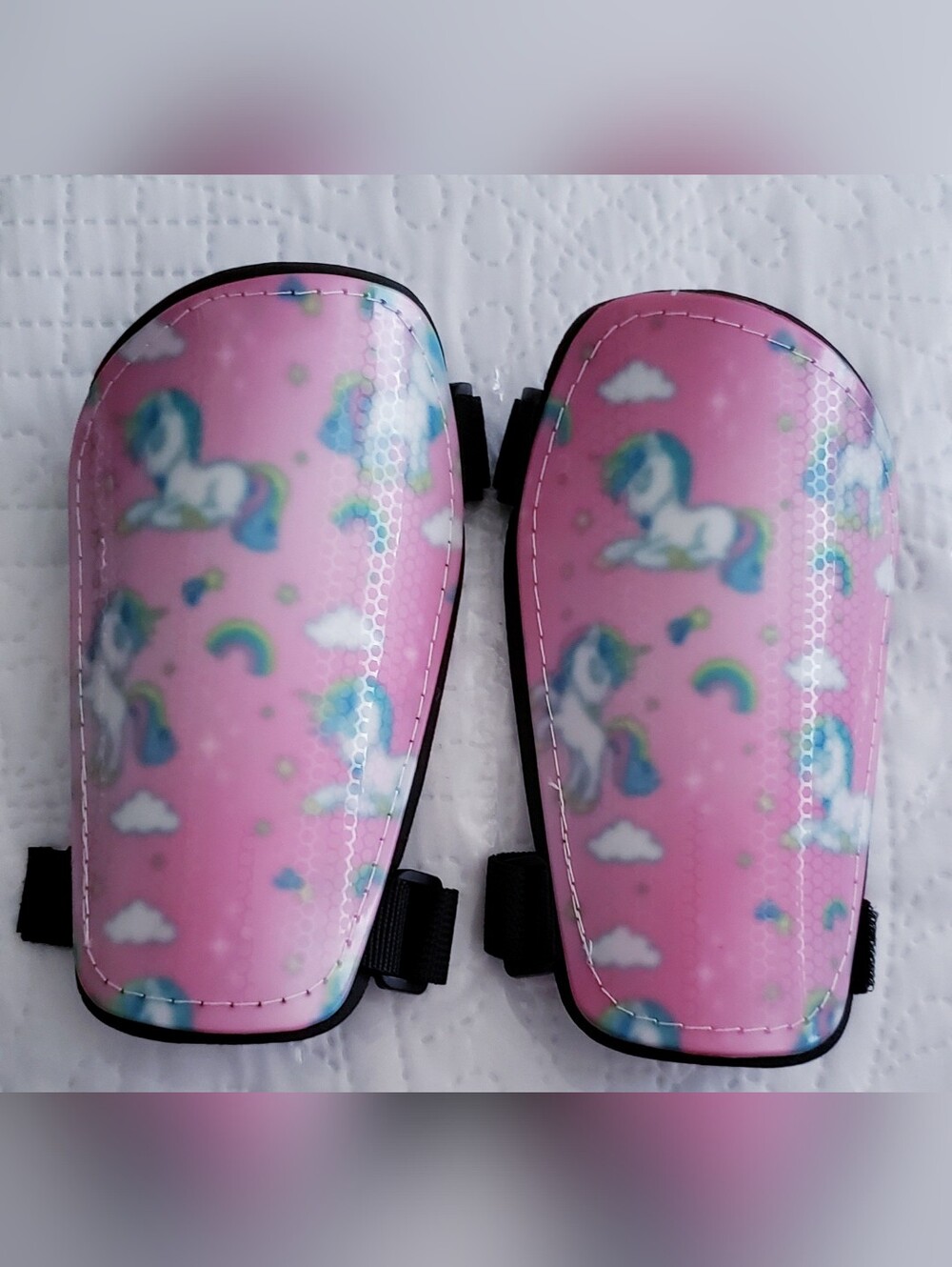 Pink Unicorn Kids Shin Guards